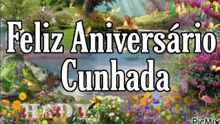 Mensagem de Feliz Aniversário para a Cunhada [upl. by Karlotte892]