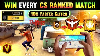 Cs Rank  Grandmaster 10x Faster Glitch 😱  Cs Rank Pushing Trick Free Fire  Rank Push Trick [upl. by Geithner142]