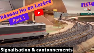 Train electrique  Signalisation et cantonnements [upl. by Gnuhp]