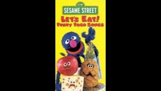 Sesame Street Home Video  Lets Eat Funny Food Songs [upl. by Artcele]