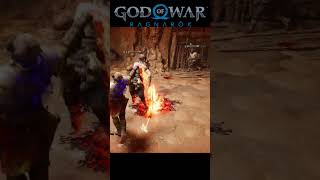 GOD OF WAR RAGNAROK Kratos Best Attacking Moment While Rescue Tyr godofwar [upl. by Avin]