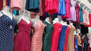 VESTIDOS DE FIESTA LARGOS Y CORTOS SUPER BARATOS EN MIXCALCO CDMX [upl. by Peterus636]