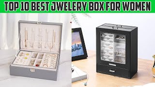 Top 10 Best Jewelry Boxes For Women  Best Jewelry Box Organizer  Ladies Corner [upl. by Shena]