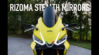 Rizoma Stealth Mirrors on Aprilia RS 660 Install [upl. by Behka581]