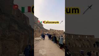 🇮🇹📍Inside Rome’s Colosseum  Gladiators Amphitheater  rome colosseum travelshorts viralvideo [upl. by Herod]