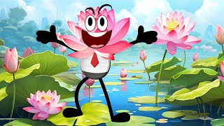 What if we Converted into a Flower  more videos  aumsum kids cartoon whatif [upl. by Ylaek]