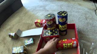 TNT Fireworks 2012  Grand 49er assortment 6999 unboxing [upl. by Sharia994]