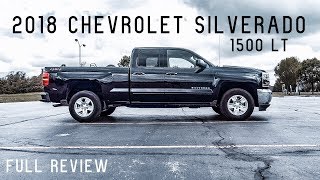 2018 Chevy Silverado 1500 LT  Full Review amp Test Drive [upl. by Nnylaj]