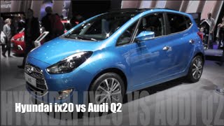 Hyundai ix20 2016 vs Audi Q2 2016 [upl. by Eek]