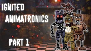 FNAF  Speed Edit Making Fixed FNAF4 Animatronics Part1 [upl. by Shayne352]