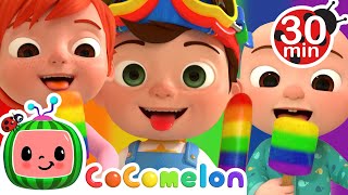 Popsicles Colors Song  CoComelon  Moonbug Kids [upl. by Ainevuol573]