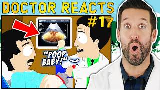 ER Doctor Reacts to SOUTH PARK Funniest Medical Scenes 17 [upl. by Nosyerg108]