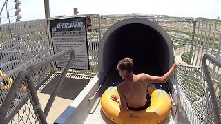 Whirlwind Water Slide at Schlitterbahn Kansas City [upl. by Eatnohs]