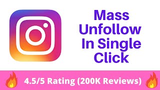 How to Mass UnfollowFollow on Instagram [upl. by Hernardo779]