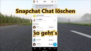 Snapchat Chat löschen so Nachrichten löschen auf Snapchat Konversation entfernen [upl. by Ahsinet]