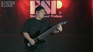 ESP Guitars LTD SCT607 Modified Demonstration feat GEN [upl. by Ahsinel]