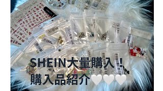 【SHEIN購入品紹介】大量購入！ネイルパーツ [upl. by Benjie]