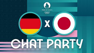 Germany v Japan  Mens Olympic Basketball Tournament Paris 2024  Chat Party ⚡🏀 [upl. by Anaul]