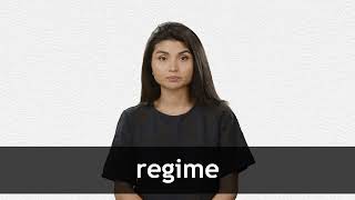 How to pronounce REGIME in American English [upl. by Robby]