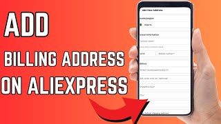 How to Add Billing Address on AliExpress   Quick and Easy [upl. by Sanborn]