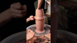 Making a Pottery Jar from Beginning to End [upl. by Enailil699]