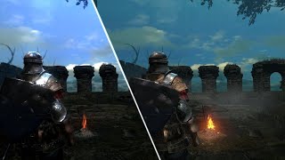 Dark Souls Graphics Comparison Remaster 2018 vs Original 2011 [upl. by Avalsorim]