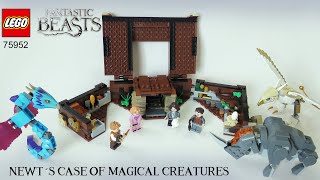 LEGO FANTASTIC BEASTS™ Newt´s Case of Magical Creatures Set 75952 Speed Build Instructions [upl. by Olivero]