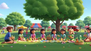 quotSunny Picnic Fun Song  Sing amp Dance with Us quotPicnic Day Song  Fun amp Joyful Music for Kids [upl. by Nessah]