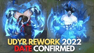 Udyr Rework 2022 Date is CONFIRMED  League of Legends [upl. by Eerb]