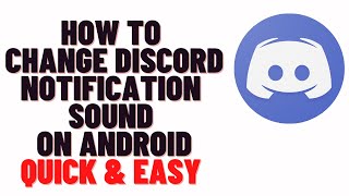 how to change discord notification sound on android [upl. by Essy580]