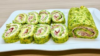 ROTOLO DI ZUCCHINE FARCITO AL FORNO SENZA FRIGGERE LA RICETTA LIGHT CHE TUTTI AMANO  PIATTO FREDDO [upl. by Adilen]