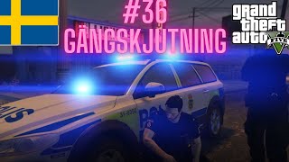 POLIS I GTA PÅ SVENSKA 36 GÄNGSKJUTNING [upl. by Eirrod]