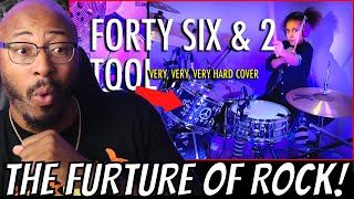 Nandi Bushell  Forty Six amp 2 TOOL Drum Cover  REACTION [upl. by Finlay]