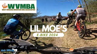 WVMBA Lil Moe’s eMTB Mountain Bike race in Philippi WV 2024 RD1 [upl. by Anet]