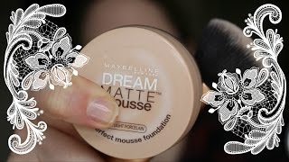 How I Apply Maybelline Dream Matte Mousse Foundation [upl. by Layol]