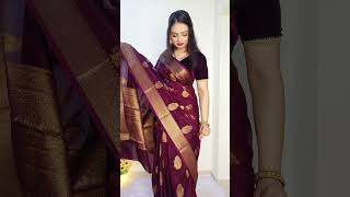 Open Pallu Pleat tips for Heavy Saree ❤️ beautynstyle sareedraping drapingstyle sareedraping [upl. by Offen]