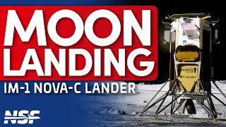 Nova C IM1 Lands on the Moon [upl. by Adnirak253]