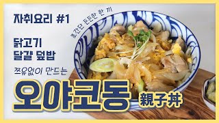 쯔유없이 만드는 초간단 오야코동親子丼 레시피👌 [upl. by Aramas158]