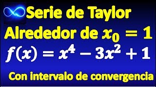 Serie de Taylor alrededor de x1 de función polinomial [upl. by Horan]