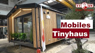 Extrem großzügiges Mobilheim Das Raumwunder mit 2 Schlafzimmern Tinyhaus Capri  Mobilheime Lübeck [upl. by Aihsram421]