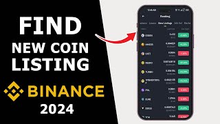 How to Find New Crypto Coin Listings on Binance  Buy New Coins on Binance Listings [upl. by Maggie]