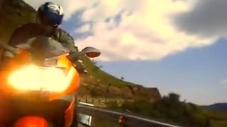 BMW K1300S riding with pillion [upl. by Anairol]