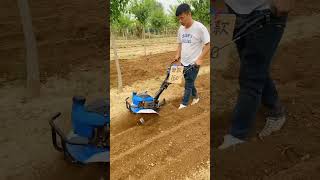 Rotary tillage weeding and furrowing😱👍 [upl. by Elstan]