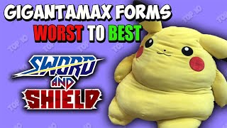 Ranking EVERY Gigantamax Form in Pokemon Sword and Shield  Worst to Best [upl. by Ajoop]