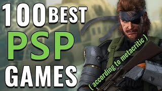 Top 100 PSP GAMES OF ALL TIME According to Metacritic [upl. by Elodia]