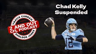 Reigning CFL Most Outstanding Player and Toronto Argonauts star quarterback Chad Kelly suspended [upl. by Aldrich92]