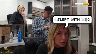 xQc reacts to Corinna saying They Slept Together [upl. by Sirraf]