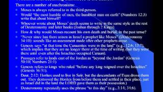 Authorship of the Pentateuch [upl. by Dnomad]