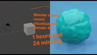 Blender musicsound visualization  blender 1 [upl. by Ened]