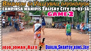 Game2Undercard Bakbakan sa Campinsa Manipis Talisay CityTeam Consolacion Vs Team Guadalupe [upl. by Honebein272]